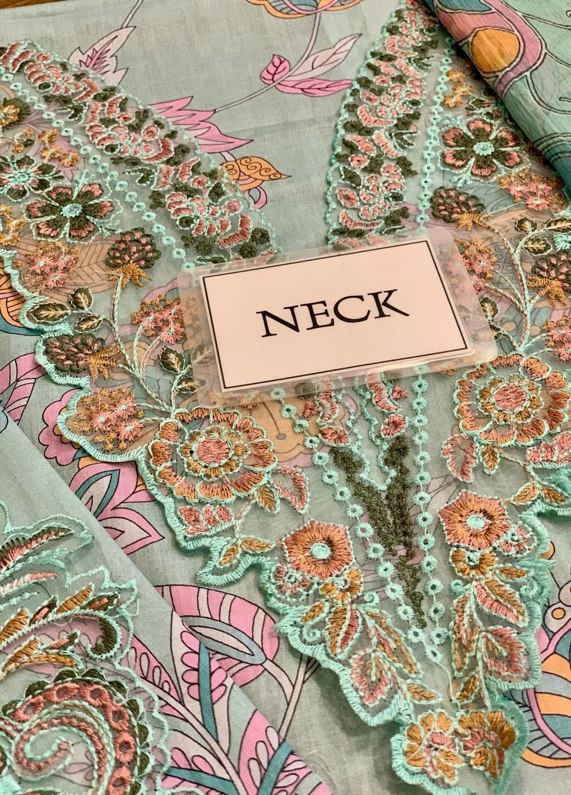 Embroidered Lawn 3 Piece Unstitched Suit RL-N-607 - Summer Collection