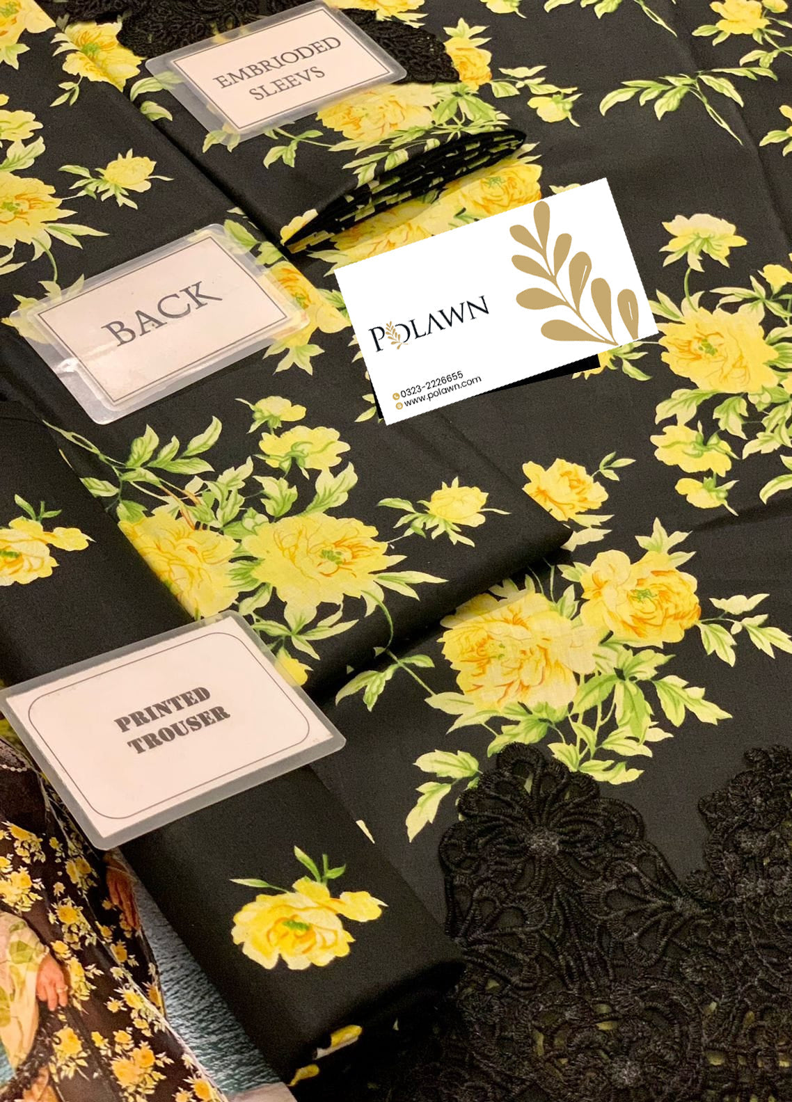 Embroidered Lawn 3 Piece Unstitched Suit ESL-06A ECLIPSED DREAM - Summer Collection