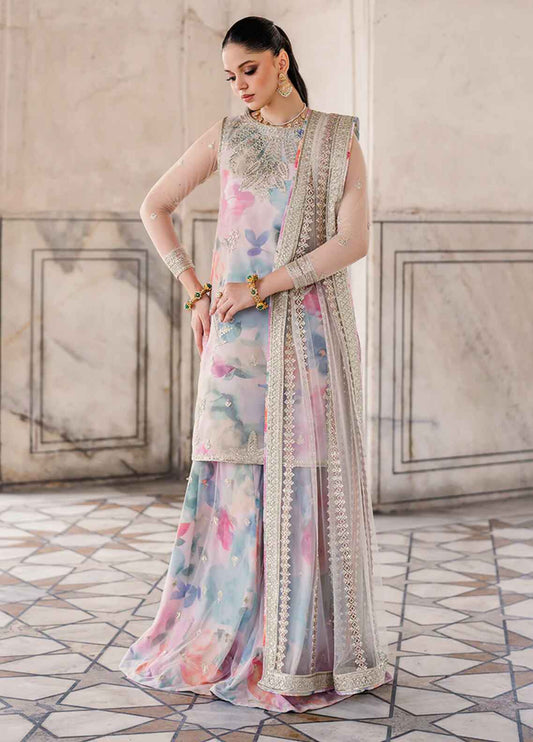 Embroidered Lawn 3 Piece Unstitched Suit IL-UE-312 - Summer Collection